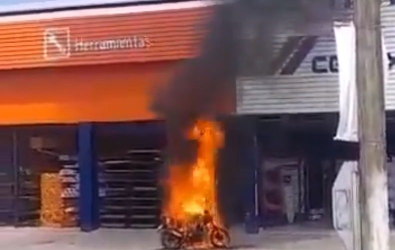 Guatemala moto incendio