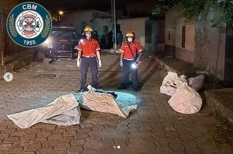 Restos humanos son encontrados en costales