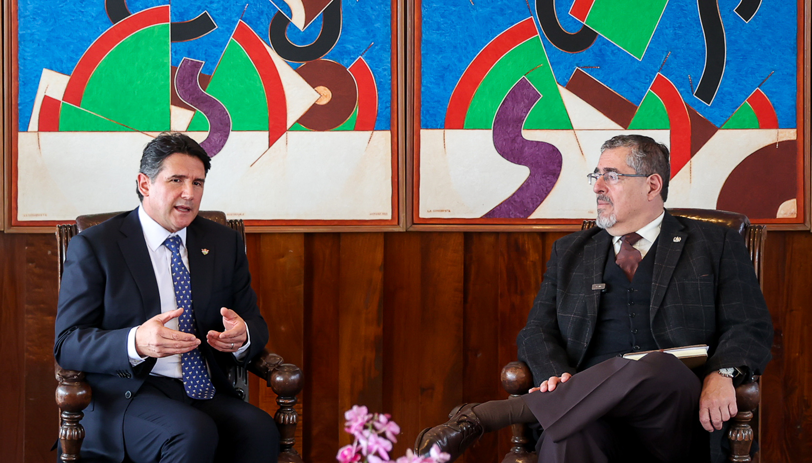 Ricardo Quinónez y Bernardo Arévalo