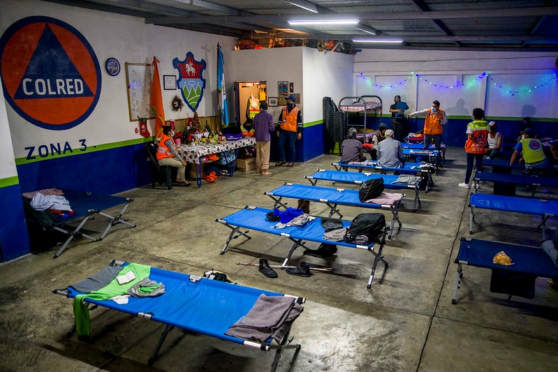 Conred mantiene albergues activos para enfrentar el frío en Guatemala