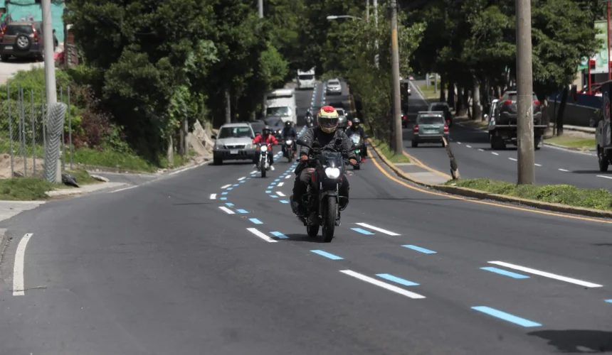 La Motovía busca mejorar la seguridad y agilizar el tráfico en una de las zonas más transitadas de la capital guatemalteca.