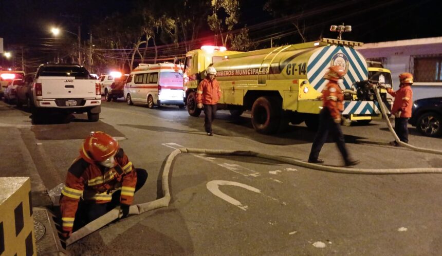Alarma en la Zona 12 por fuerte olor en el aire