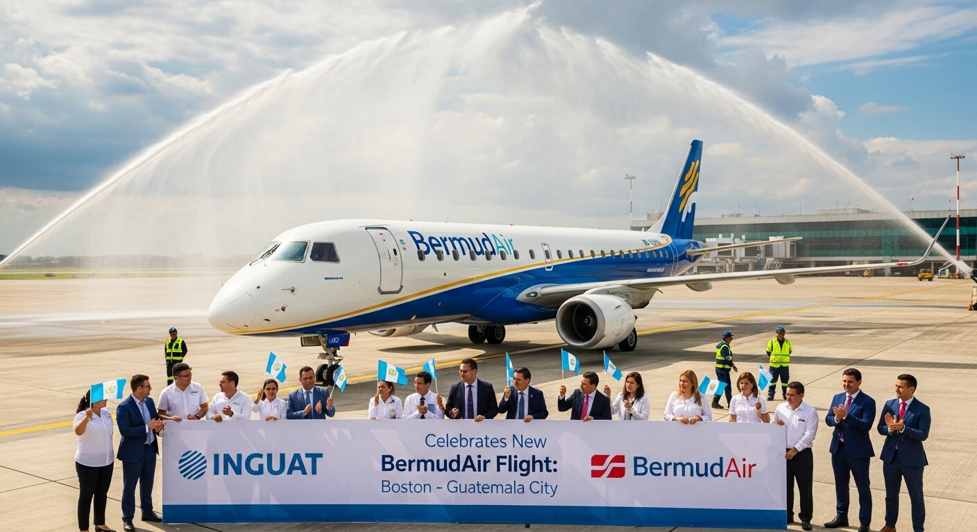 Boston se suma al mapa aéreo de Guatemala
